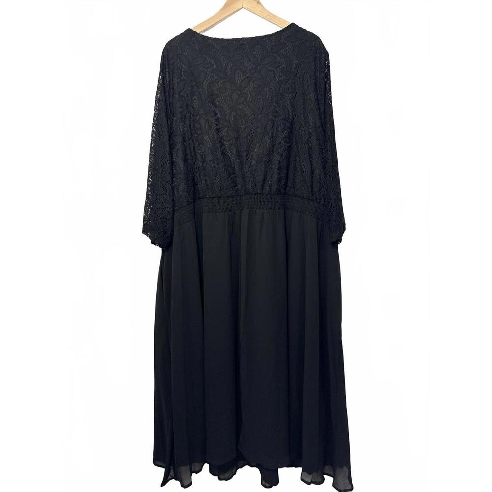 Bloomchic 5X Lace Patchwork Shirred Midi Pocket D… - image 6